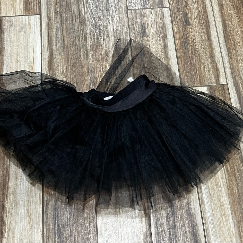 Capezio girls black tutu skirt